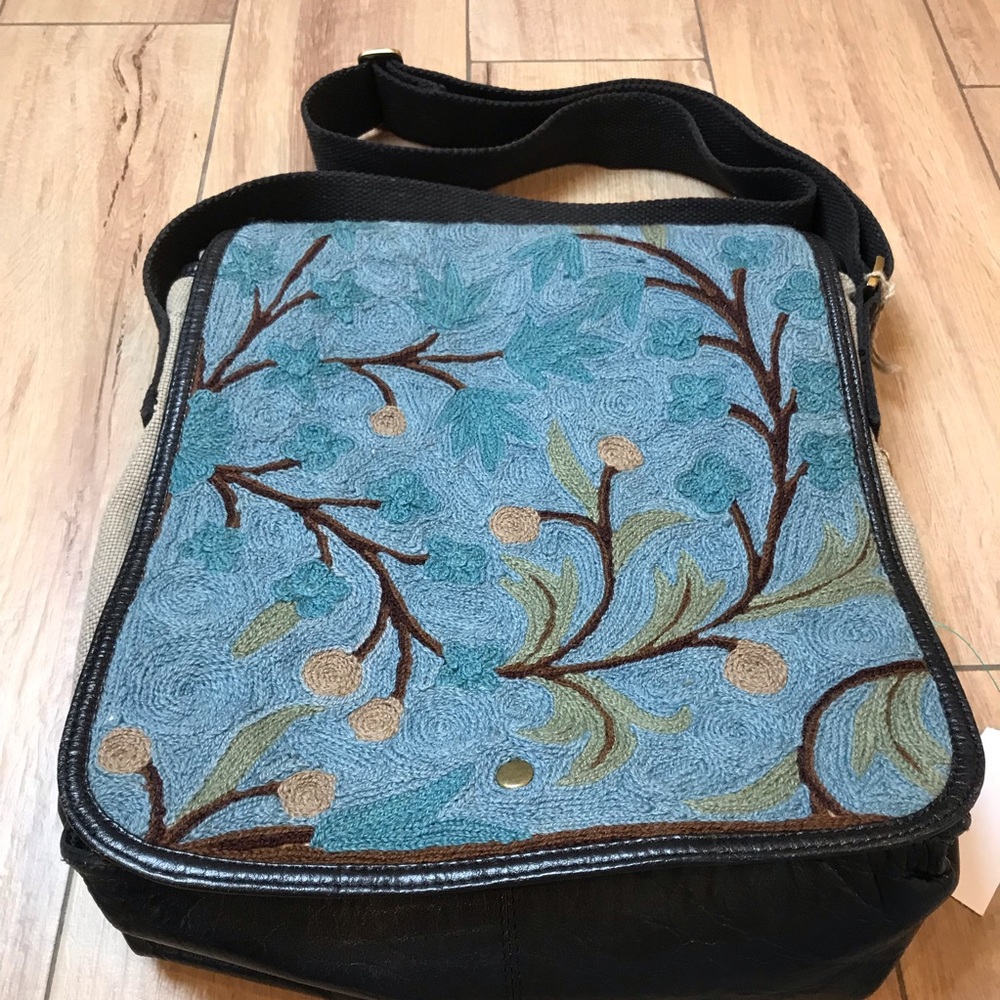 Open Hand Handmade Leather Crossbody Bag